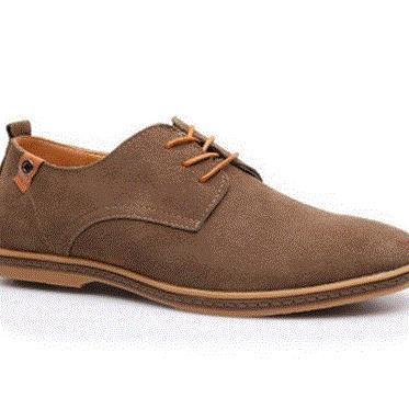 Elegante Herren-Oxfords aus Nubukleder für Frühling und Herbst - nargiss