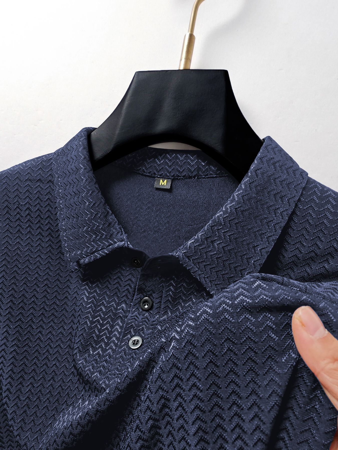 ♂️ Leichtes Ice Silk Sport-T-Shirt - Schwarz, Hellblau & Navy | Patan - nargiss