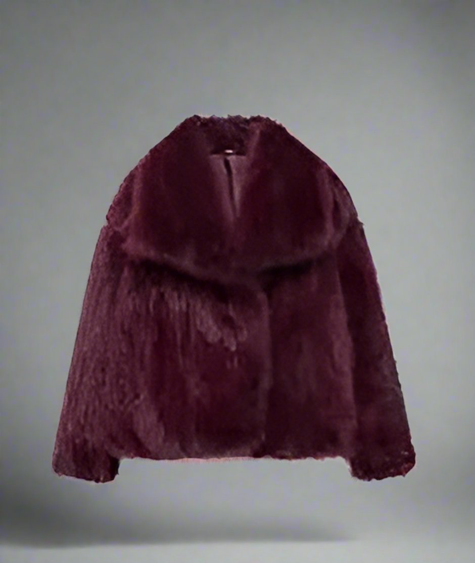 "Stylischer Winter-Plüschmantel für Damen – Langer, bequemer Look mit normaler Passform" - nargiss