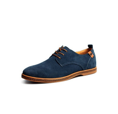 Elegante Herren-Oxfords aus Nubukleder für Frühling und Herbst - nargiss