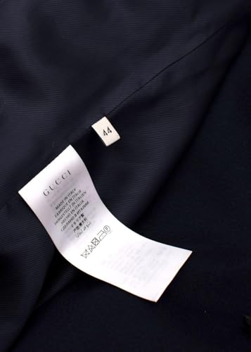 Gucci Secondhand Marineblauer Woll-Doppelreihiger Mantel - nargiss