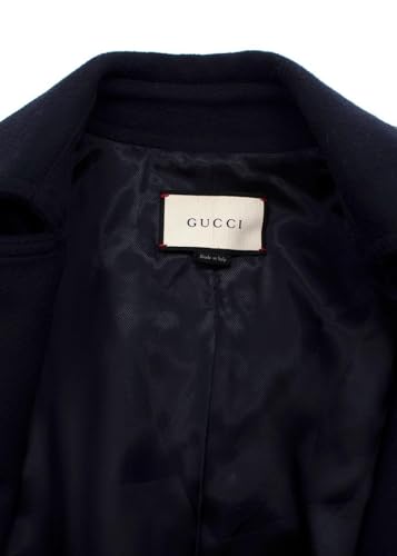 Gucci Secondhand Marineblauer Woll-Doppelreihiger Mantel - nargiss