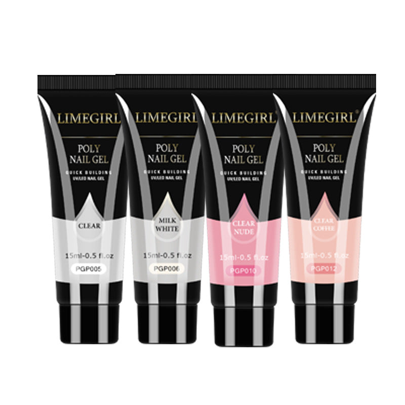 Seven-piece Nail Extension Gel Set Crystal Extension - nargis