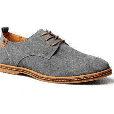 Elegante Herren-Oxfords aus Nubukleder für Frühling und Herbst - nargiss