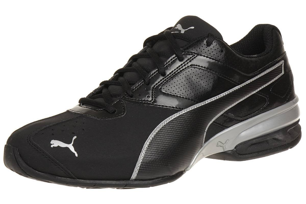 PUMA Herren Tazon 6 FM Low-Top Trainer, Puma Black-Puma Silver, 44 EU - nargiss