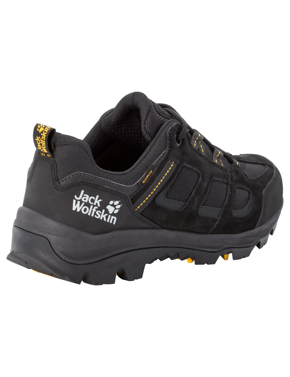 Jack Wolfskin Herren Vojo 3 Texapore Low M, Black Burly Yellow Xt, 43 EU - nargiss