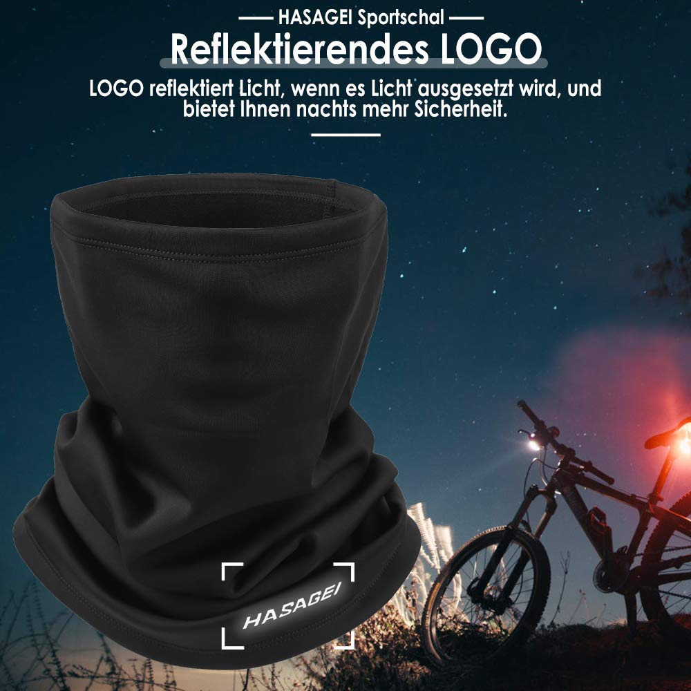 HASAGEI Loopschal Winddicht Multifunktionstuch Winter Fleece Neckwarmer Herren Loop Schal Damen Halstuch Warm Halten Sportschal Halswärmer für Skifahren Fahrrad Jogging - nargiss