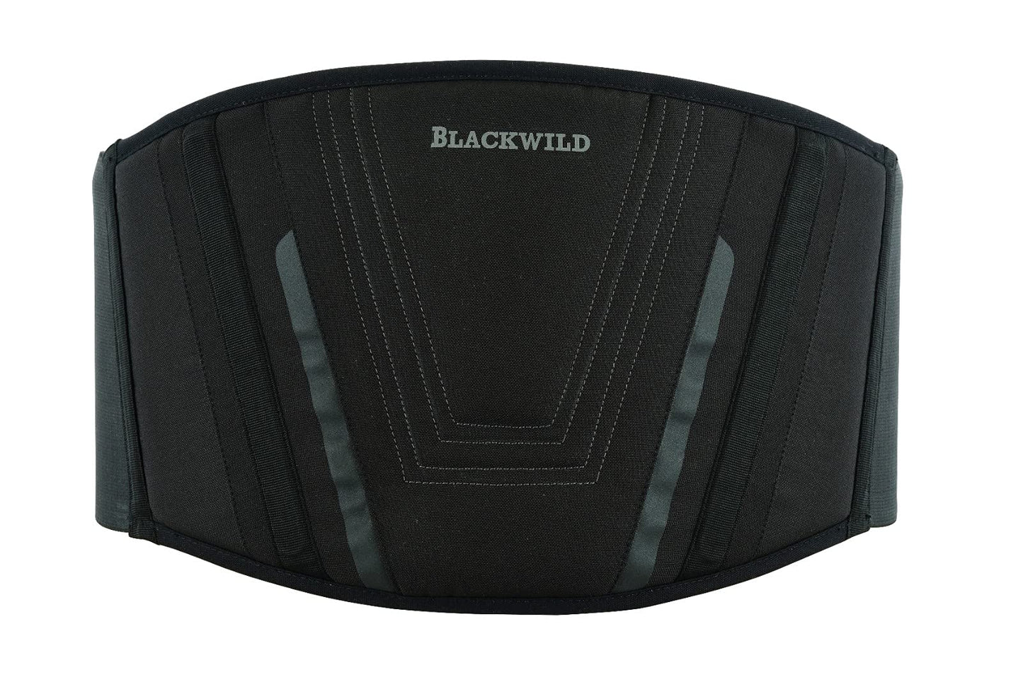 BLACKWILD Nierengurt Motorrad| Nierengurt Motorrad Herren und Damen, Grundschwarz | Effektive Stabilisierung nierenwärmer Lendenwirbelstütze Nierengurt (L = 100-110cm Bauchumfang) - nargiss