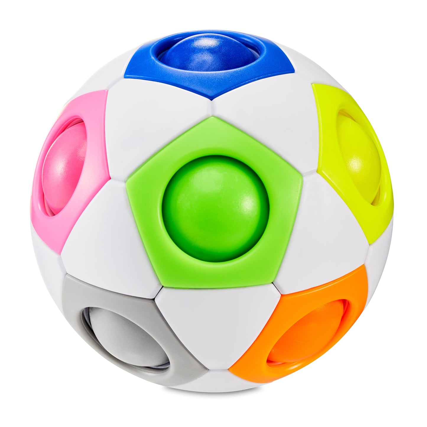 CUBIDI® Original Regenbogenball | Geschicklichkeitsspiel für Kinder und Erwachsene | Spannendes Knobelspiel für Mädchen und Jungen ab 6 Jahren | fördert räumliches Denken, Logik und Vorstellungskraft - nargiss