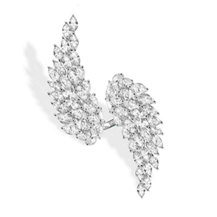 Angel Wing Horse Eye Zircon Ring - nargis