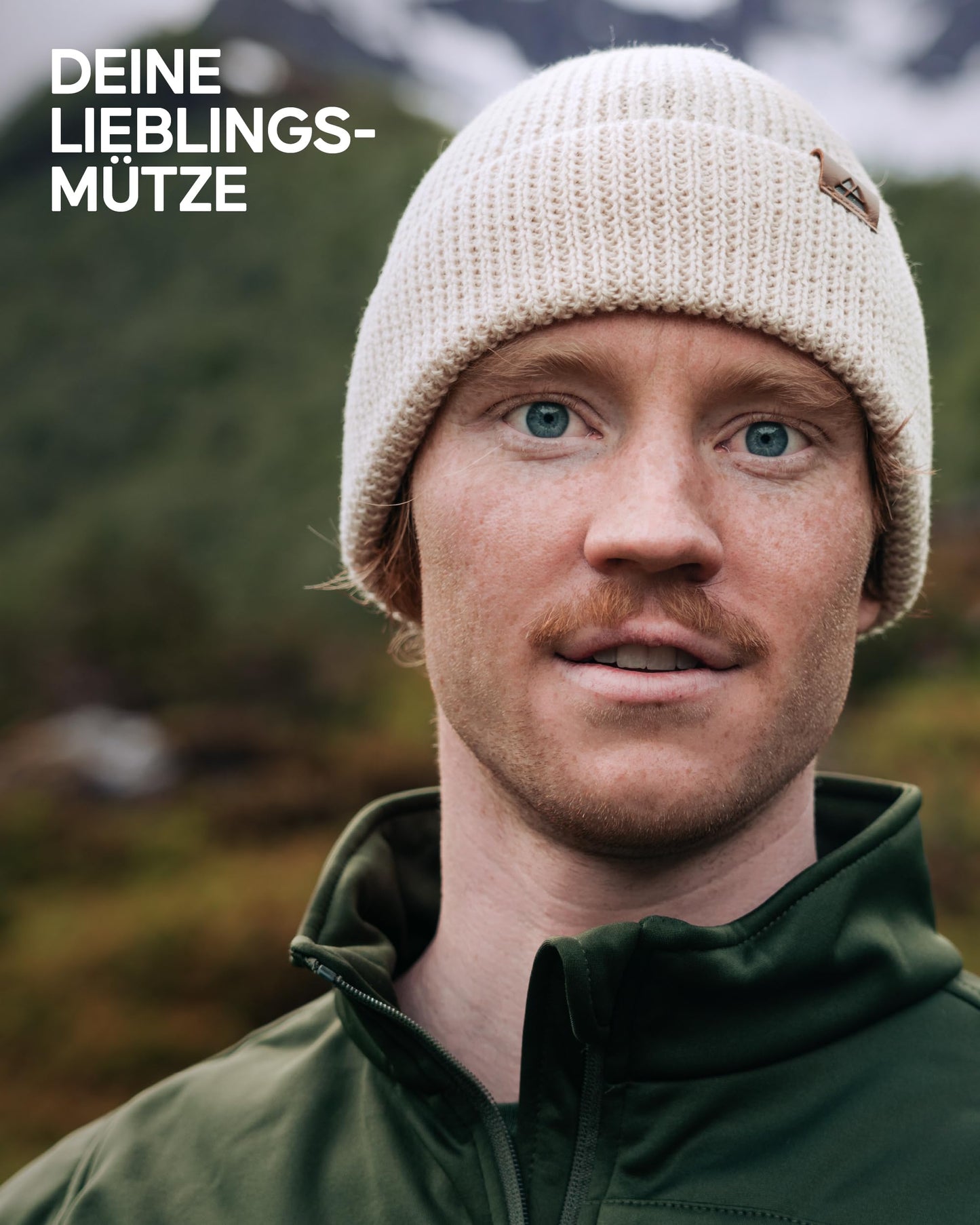 DANISH ENDURANCE Merino Mütze, Klassische Wollmütze, Warme Wintermütze, für Winter & Herbst, Weich, Stretchy, für Damen & Herren, Weiß, One Size - nargiss
