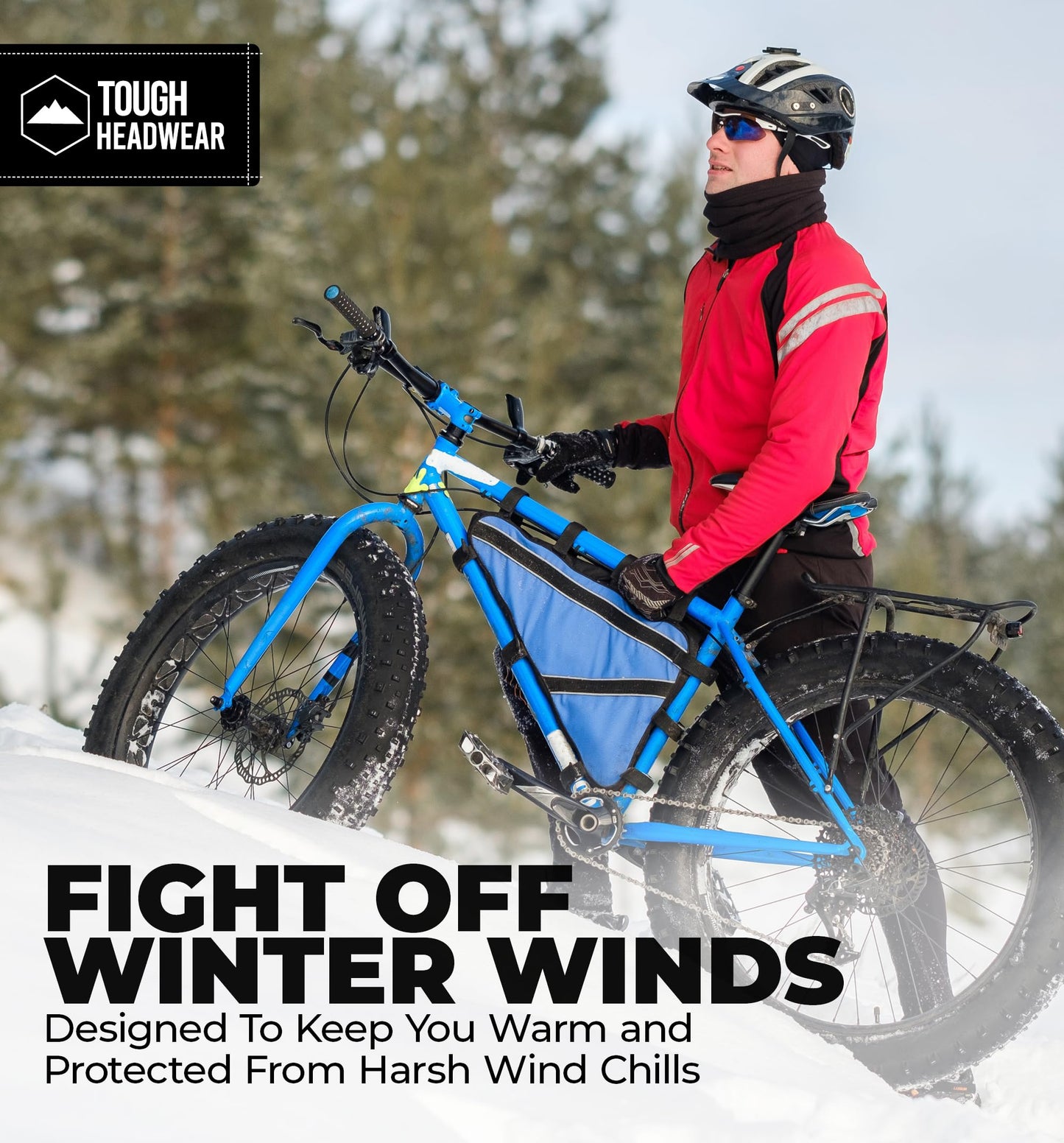 Tough Headwear Robuste Kopfbedeckung, Skimaske – Nackenwärmer mit Helmfutter, Fleece-Sturmhaube, Halsgamaschen für Männer und Frauen – Winter-Motorrad-Helmfutter - nargiss