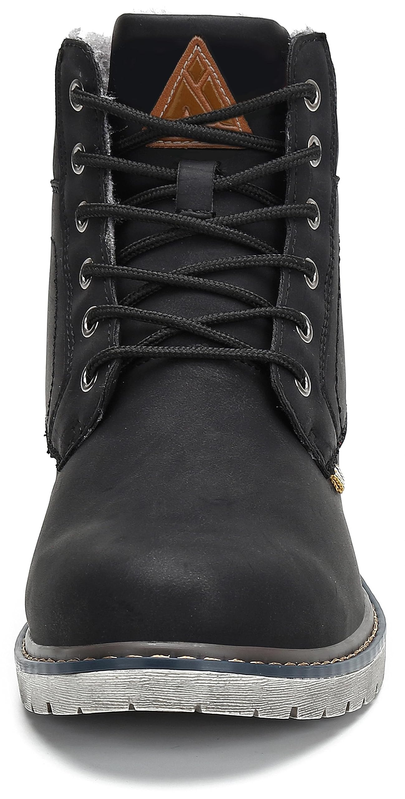 Mishansha Winterschuhe Herren Winterstiefel Gefüttert Winter Schuhe Wasserdicht rutschfest Outdoor Boots Warme Wanderschuhe Trekking Stiefel Schneestiefel Schwarz 37 EU - nargiss