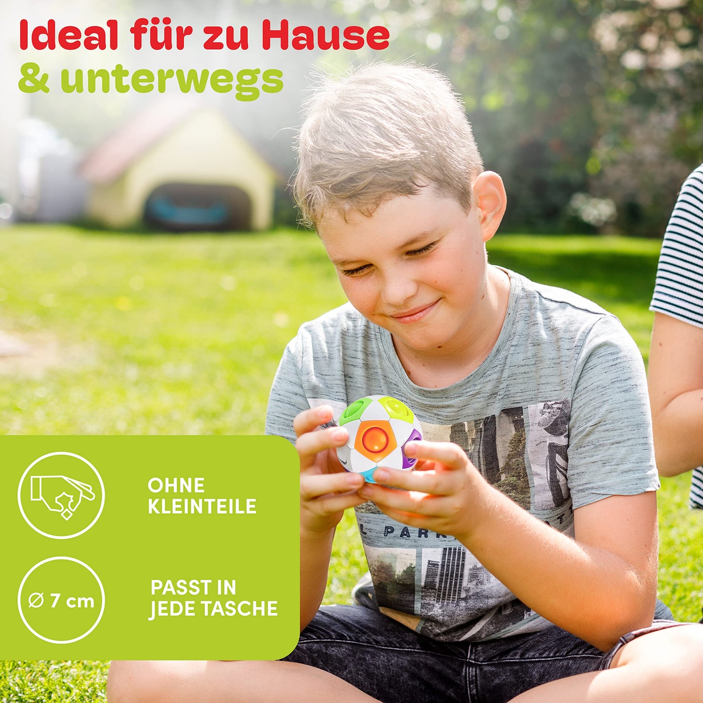 CUBIDI® Original Regenbogenball | Geschicklichkeitsspiel für Kinder und Erwachsene | Spannendes Knobelspiel für Mädchen und Jungen ab 6 Jahren | fördert räumliches Denken, Logik und Vorstellungskraft - nargiss
