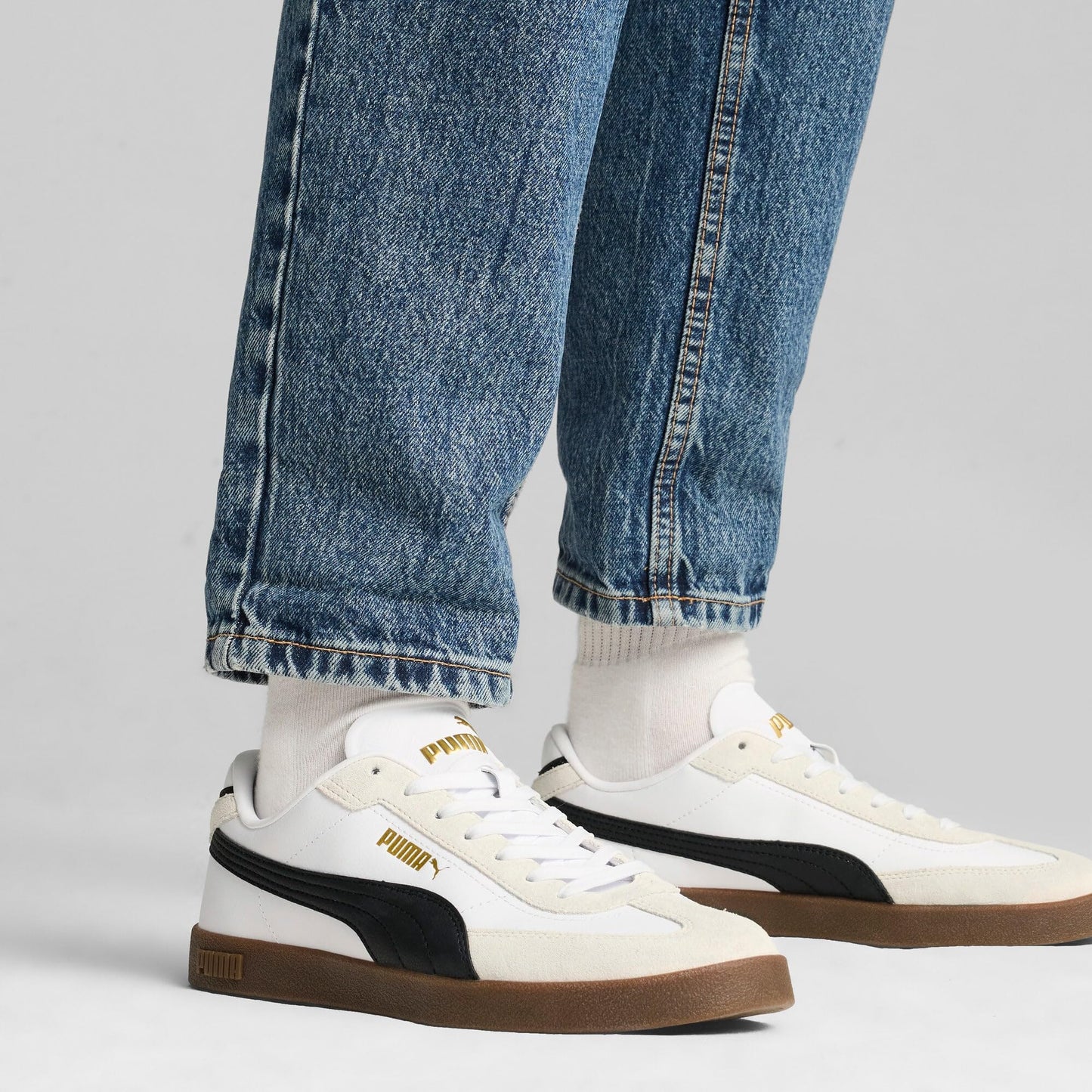 PUMA Unisex Club II Era Sneaker, White Black-Vapor Gray, 44 EU - nargiss