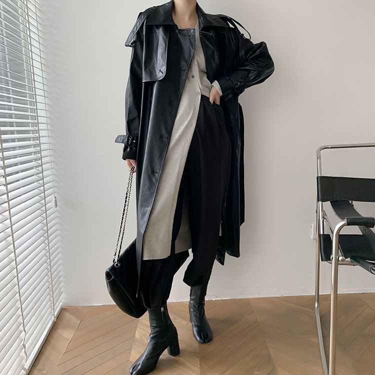 Elegante PU-Lederjacke - Britischer Stil - nargiss