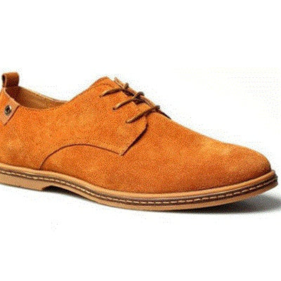 Elegante Herren-Oxfords aus Nubukleder für Frühling und Herbst - nargiss