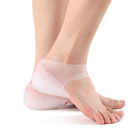 Invisible Height Increase Socks Weiß – Unsichtbare Socken mit Absatz | 0–5 cm Körpergröße gewinnen | Bequem & Atmungsaktiv