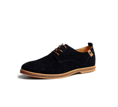 Elegante Herren-Oxfords aus Nubukleder für Frühling und Herbst - nargiss