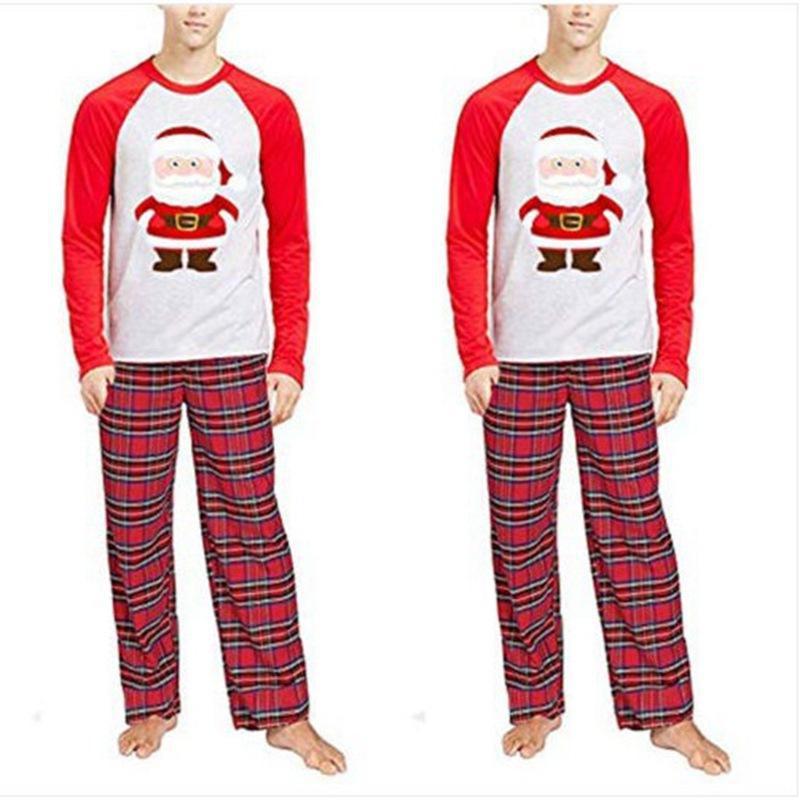 Weihnachtsfamilie Eltern-Kind-Kleid Heim-Cartoon Weihnachtskleidung