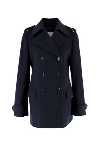 Gucci Secondhand Marineblauer Woll-Doppelreihiger Mantel - nargiss