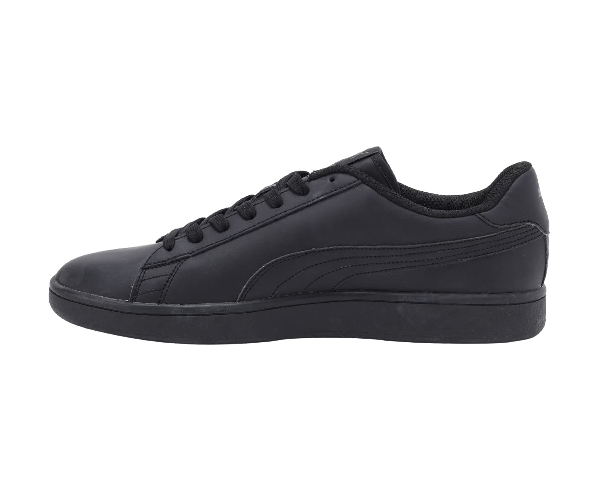 PUMA Unisex Puma Smash v2 L Low-Top, Puma Black-Puma Black, 47 EU - nargiss
