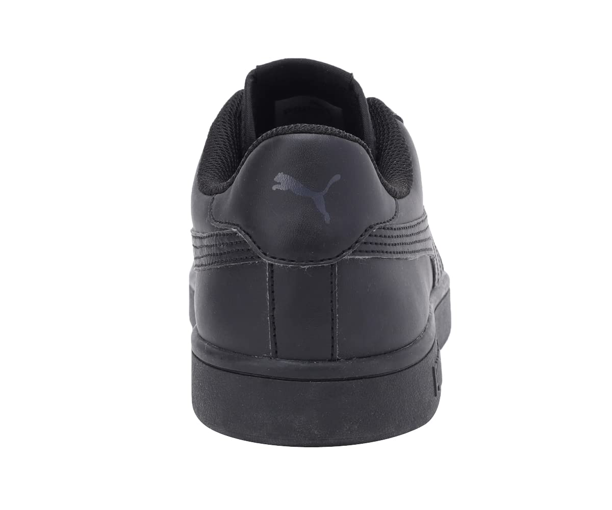 PUMA Unisex Puma Smash v2 L Low-Top, Puma Black-Puma Black, 47 EU - nargiss