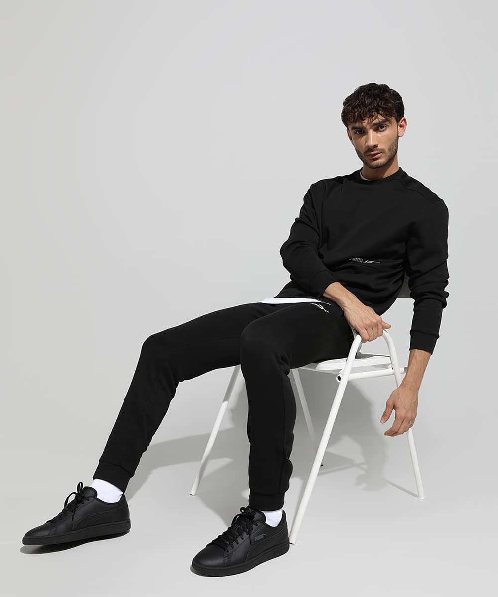 PUMA Unisex Puma Smash v2 L Low-Top, Puma Black-Puma Black, 47 EU - nargiss