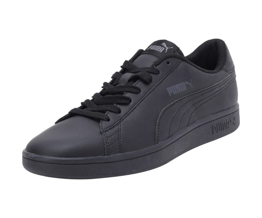 PUMA Unisex Puma Smash v2 L Low-Top, Puma Black-Puma Black, 47 EU - nargiss