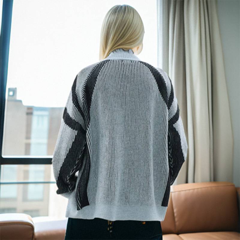 Stylischer Damen-Übermantel - Polyester - nargiss