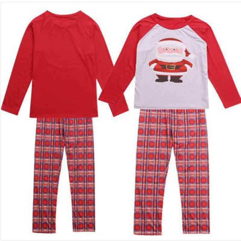 Weihnachtsfamilie Eltern-Kind-Kleid Heim-Cartoon Weihnachtskleidung