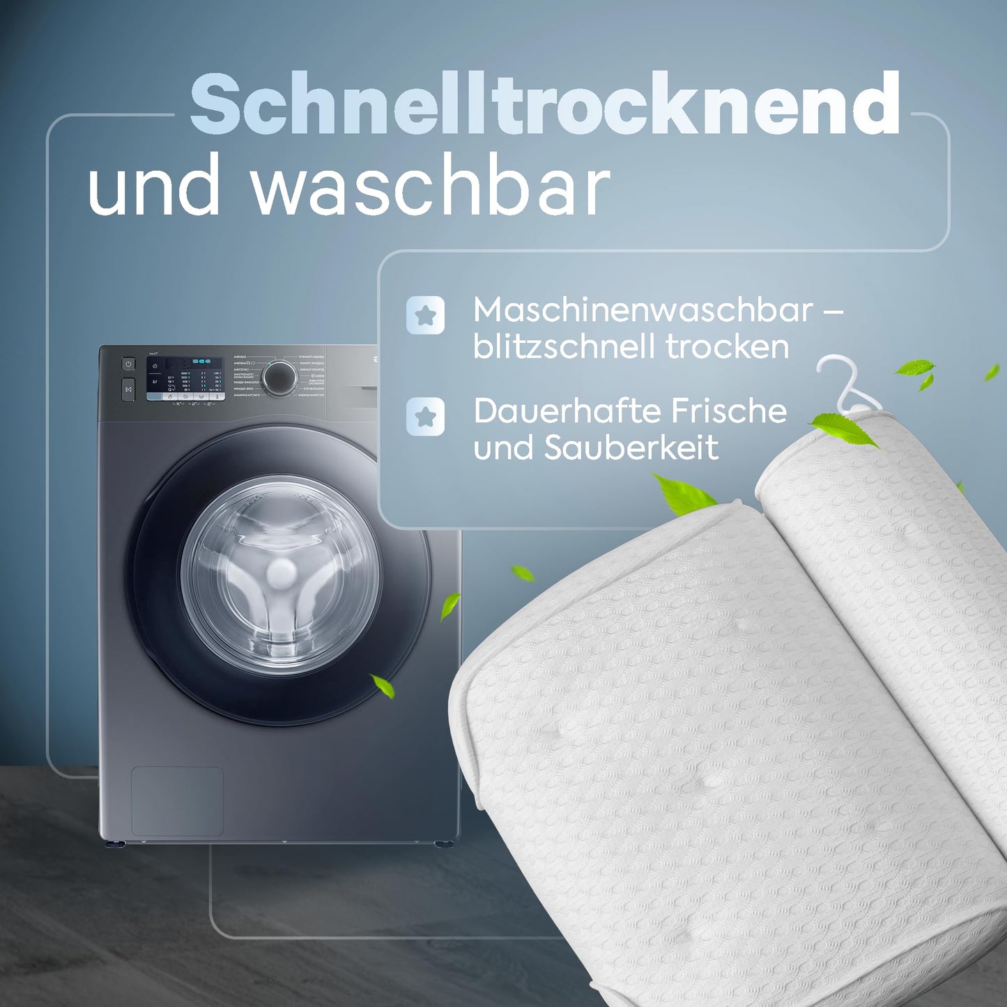 Badewannenkissen • Ergonomisches & Muskelentspannendes Premium Badekissen • Neuer 5D Spezial-Schaum • Deutsches Design • Klimaneutral & nachhaltig hergestellt •Badewannenkissen Nacken Kissen Badewanne - nargiss
