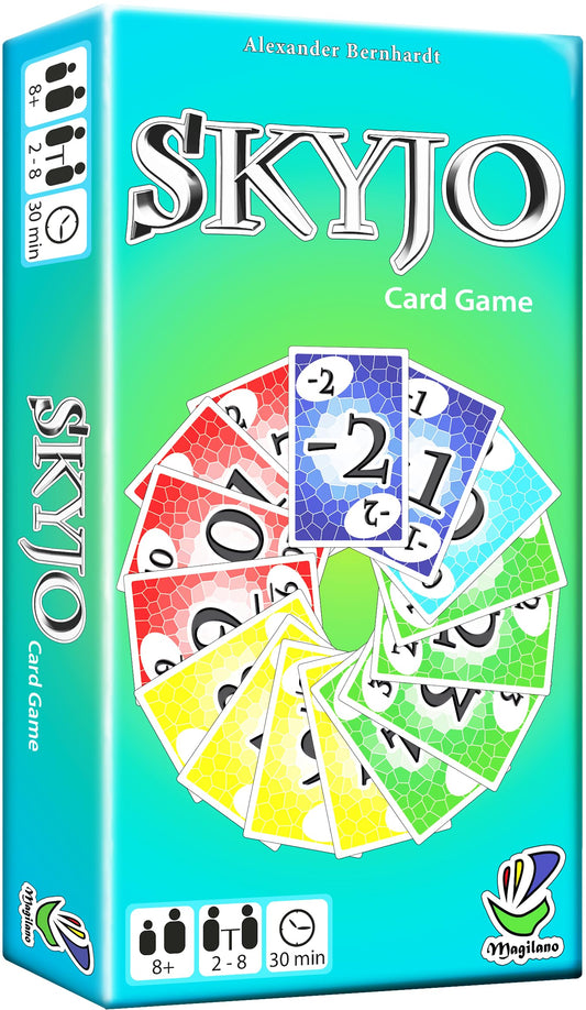 SKYJO, von Magilano - Das unterhaltsame Kartenspiel für Jung und Alt spaßige und amüsante Spieleabende im Freundes- und Familienkreis. - nargiss
