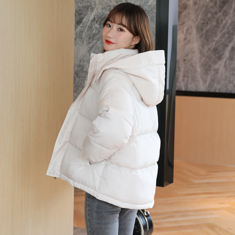 "Urban Elegance – Hochwertiger Baumwoll- und koreanischer lockerer Kapuzenmantel für den Winter" - nargiss