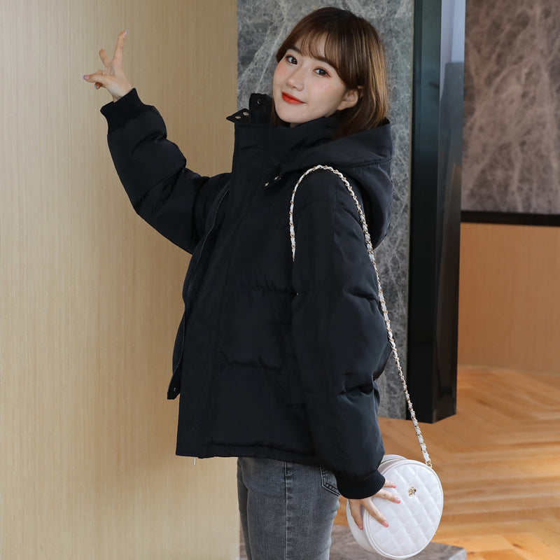 "Urban Elegance – Hochwertiger Baumwoll- und koreanischer lockerer Kapuzenmantel für den Winter" - nargiss